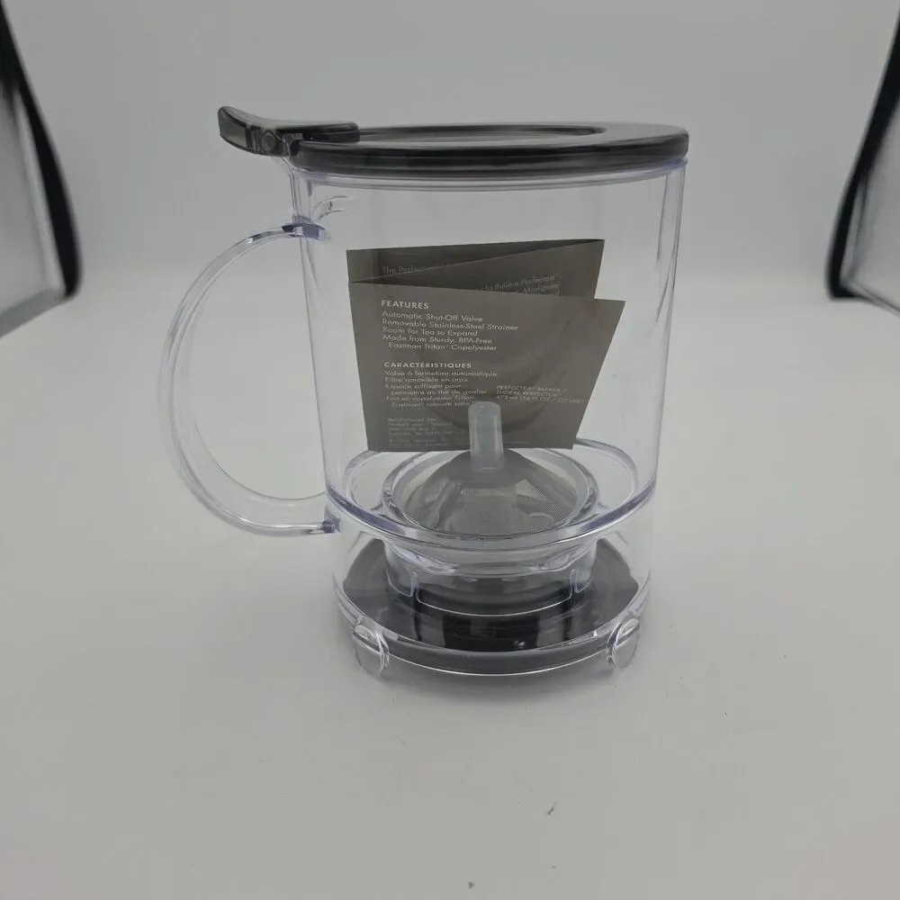 Teavana Perfectea Maker Tea Infuser Brewer 16 oz Loose Leaf Tea Maker New Open